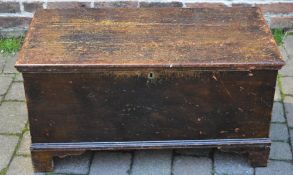 Victorian pine blanket box