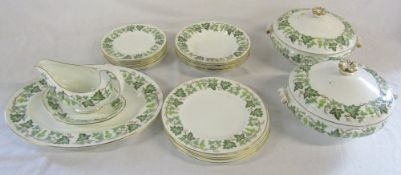 Part Wedgwood 'Santa Clara' W4114 dinner service inc pair of tureens