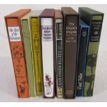 8 Folio Society books inc The Pilgrim's progress, Goodbye to all that,