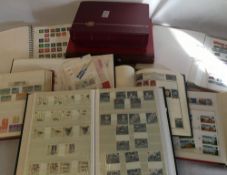 10 albums of miscellaneous stamps