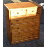 Pine chest of drawers