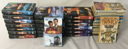 20 Dr Who hardback novels and 24 paperback