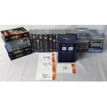 Dr Who DVDs including collectors edition box sets & and others, 4 cast member's signatures,