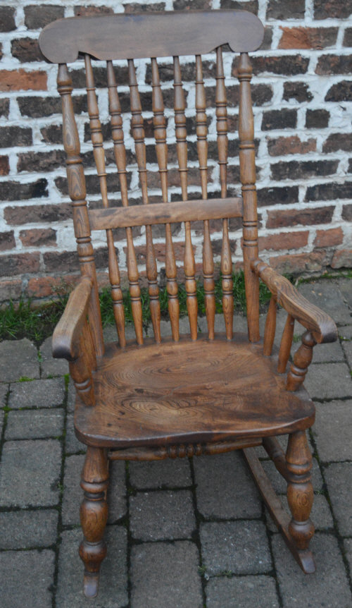 Caistor elm wood rocking chair