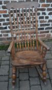 Caistor elm wood rocking chair