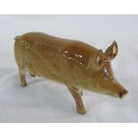 Beswick Tamworth sow L 15 cm