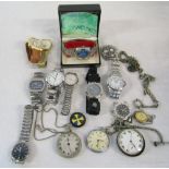 Various wristwatches inc Timex, Seconda and Seiko,