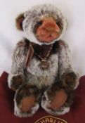 Modern jointed teddy bear by Charlie Bears 'Autumn' designed by Isabelle Lee L 42 cm