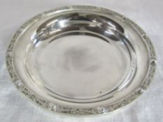 Silver dish Birmingham 1974 weight 3.