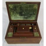 Wooden sewing box L 30.