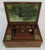 Wooden sewing box L 30.