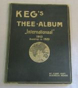 Keg's Thee-album - Cigarette album published for the Dutch tea and coffee wholesaler with 90