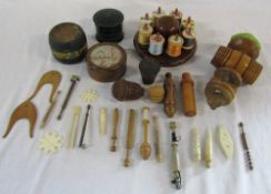 Assorted sewing items inc sewing clamp