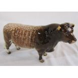 Beswick rare dairy short horn bull no 1504 'CH Gwersylt Lord Oxford'