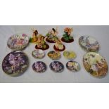 Flower Fairy figures & Royal Worcester Flower Fairy collectors plates