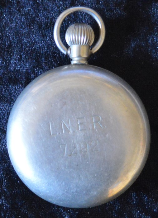 London North Eastern Railway Limit No.2 pocket watch engraved LNER 7292 - Image 2 of 2