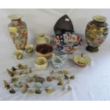 Selection of ceramics inc Wade whimsies & Devon Motto ware