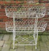 Wrought iron plant stand