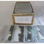 Box of approximately 350 topographical postcards