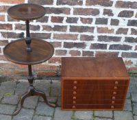 Small retro cabinet & a reproduction Georgian dumb waiter