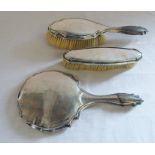 Silver dressing table set Birmingham 1915