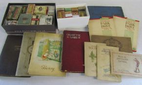 Assorted cigarette cards and albums