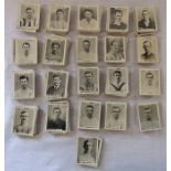 Approximately 420 Pinnace football  trade cards / cigarette cards from the 1920's