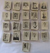 Approximately 420 Pinnace football  trade cards / cigarette cards from the 1920's