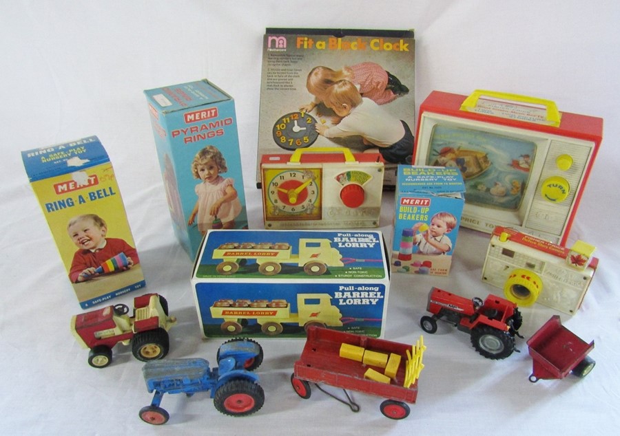 Assorted vintage toys inc Merit