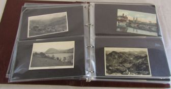 Postcard album of approximately 80 cards relating to the Lake District