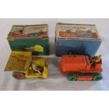 Dinky Supertoys Heavy Tractor no 563 and a Dinky Muir Hill dumper (in incorrect box)