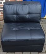 Dwell leather chair bed