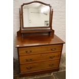 Edwardian dressing table / chest of drawers