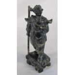 Soapstone warrior H 25 cm