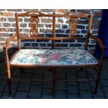 Edwardian two seater settee