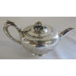 Victorian teapot London 1841 Makepeace London weight 15.01 ozt