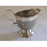 Victorian small silver jug Birmingham 1896 H 6.5 cm weight 1.49 ozt