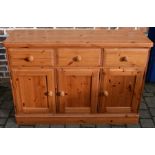 Modern pine cabinet/sideboard