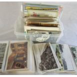 Various postcards etc inc topographical
