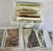 Various postcards etc inc topographical