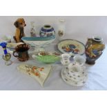 Various ceramics etc inc Masons & Maling