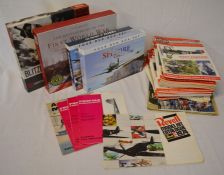 4 DVD box sets relating to war & air flight along with Airfix, aeroplane  & other magazines