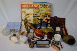 Meccano Airport Service set box with some parts along with a Highways vehicle box & some parts (