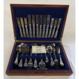 Cased Housley canteen of cutlery
