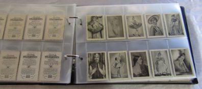 Album of cigarette cards inc German cards