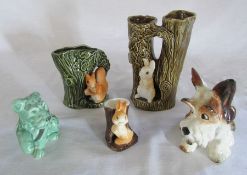 Selection of Sylvac and Hornsea pottery items