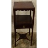 Georgian mahogany wash stand