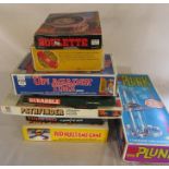Selection of retro board games inc Rod Hull's Emu game, Up! against time, Kerplunk & Pathfinder