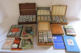 Selection of books and photographic slides relating to pub signs