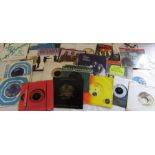 Selection of 45 rpm singles inc The Who, The Rolling Stones, Queen and Kraftwerk